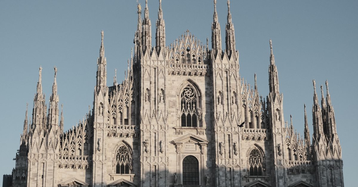 Gothic architecture of the iconic Milan Cathedral, a must-see landmark in Italy.